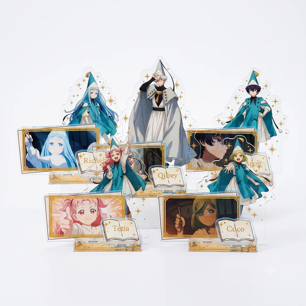 Anime Witch Hat Atelier Acrylic Stand Figure, Keychain  Cute Cartoon Character Frame Plate Desk Decor Fans Gift 1pc