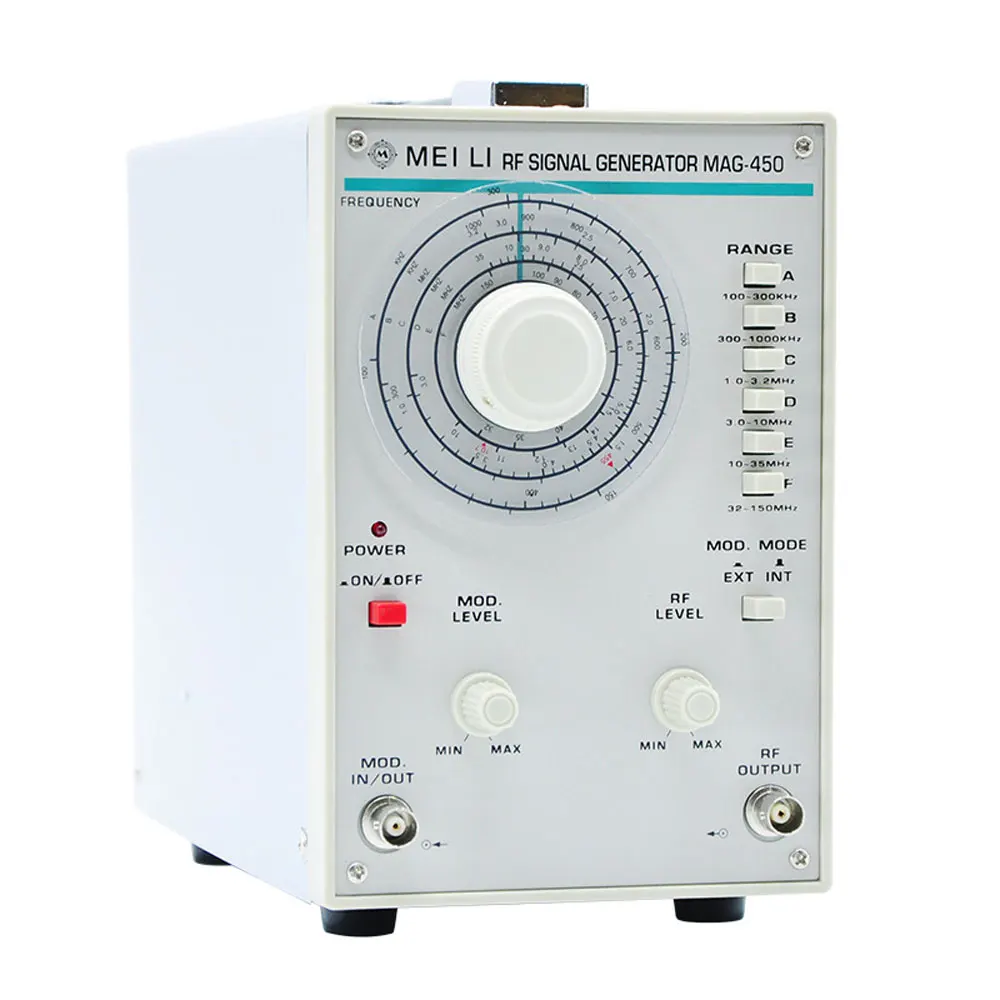 

MAG-450 High Frequency Signal Generator 100kHz-150MHz Signal Source High Frequency Audio Signal Generator