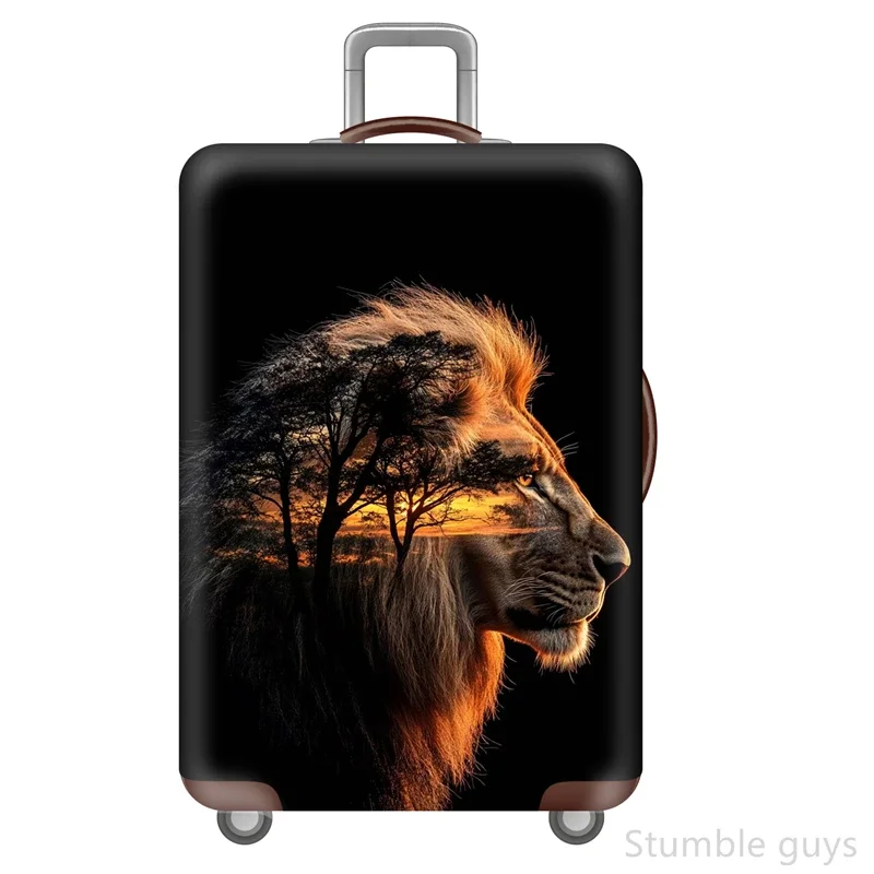 

Эластичный моющийся чехол для багажа, защитный, пыленепроницаемый, прочный, удобный, подходит для чемоданов на колесиках 18-32 дюйма