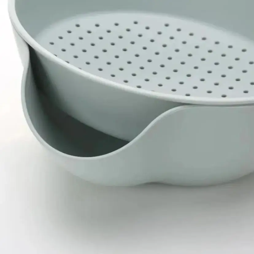 طبقة مزدوجة الإبداعية أدوات منزلية علبة الأغذية البلاستيكية أوروبية البطيخ بذور الفاكهة تصريف لوحة مناسبة للمطبخ غرفة المعيشة