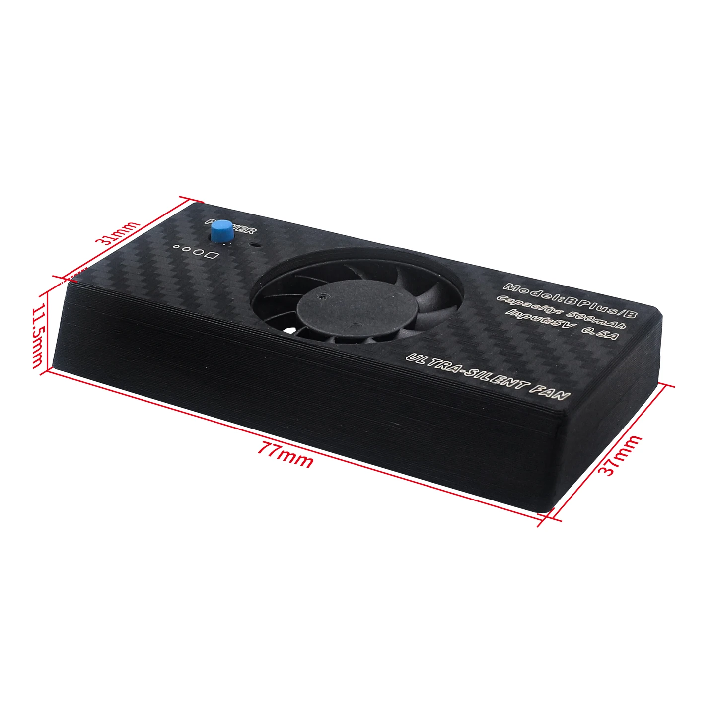 Camera Cooling System Ultra Quiet Live Broadcast Radiator Cooling Fan Radiator with Built-in Battery for A7M3 A6400 A6000 A7riii