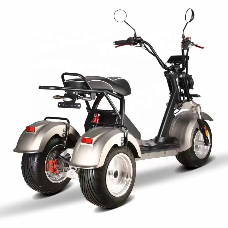 US/EU warehouse Electric Three Wheel Moped Bike Mobility Scooter 3  ebike electric   wheel tricycle