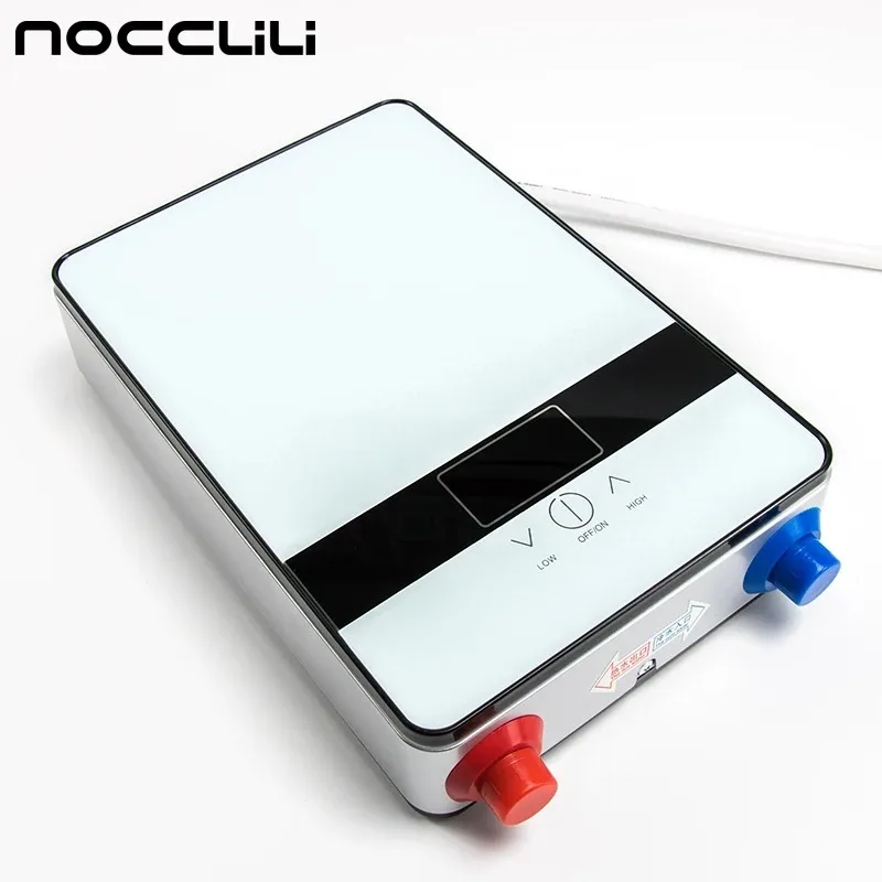 Instant Electric Water Heater 6500W 220V Thermostat Flow Heater Hot Shower Water Heating for Bathroom Kitchen