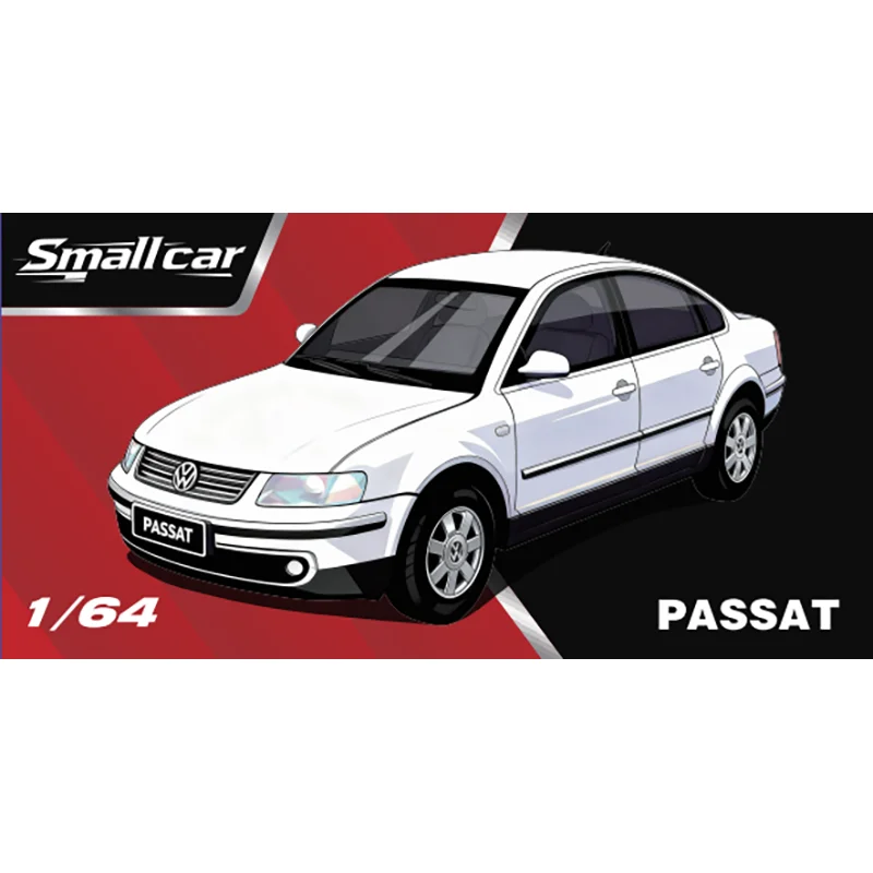 다이캐스트 1:64 스케일 파사트 B5 합금 자동차 모형 정적 수집품 장식용 휴일 선물 장난감