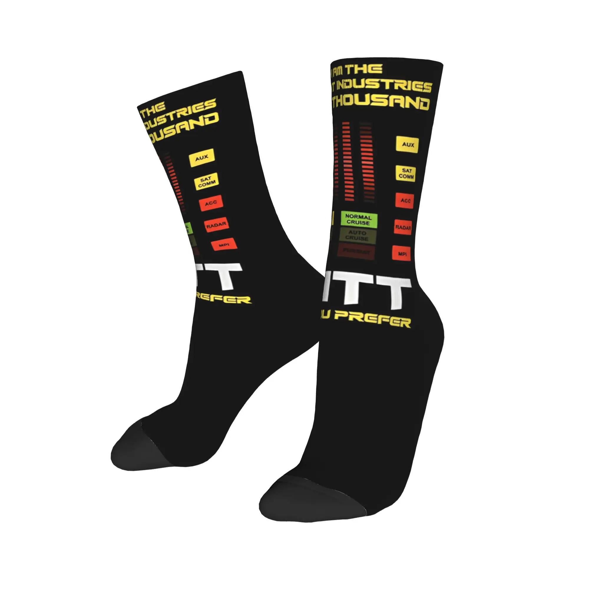 

Knight Rider KITT 80s Throwback Socks Men Women Casual Socks Hip Hop Spring Summer Autumn Winter Middle Tube Socks Gift,