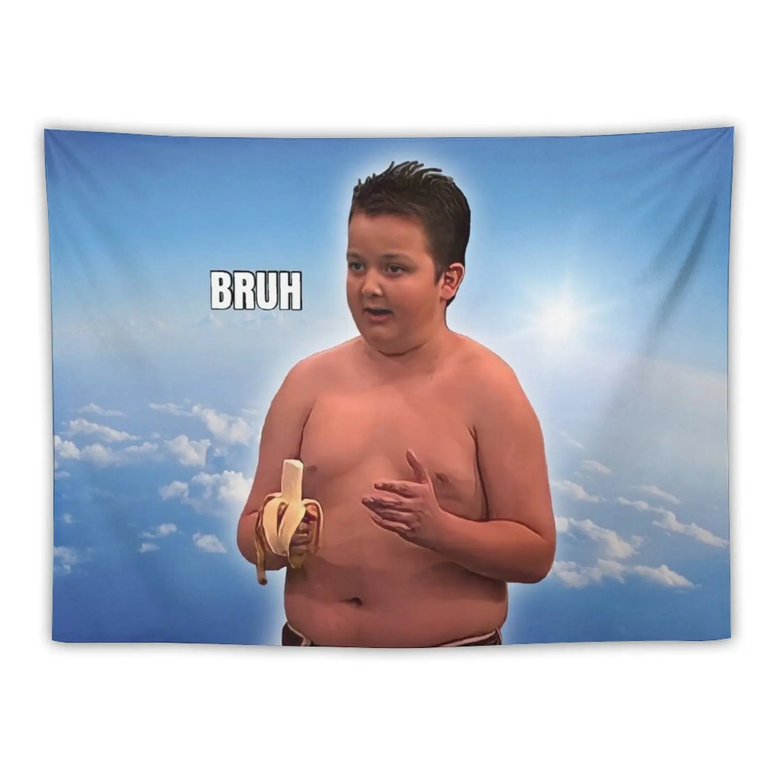 

Gibby Bruh Meme Tapestry Cute Room Decor For Bedroom Decoration For Rooms Art Mural Tapestry