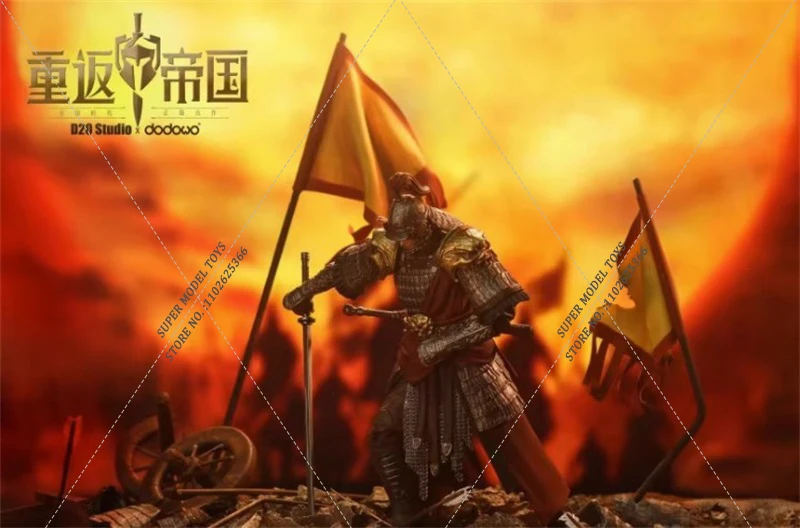 High Quality D20 Studio X dodowo 1/12 Chinese Swordsman  Model Toy 18CM Male Soldier Action Figure Model Toys