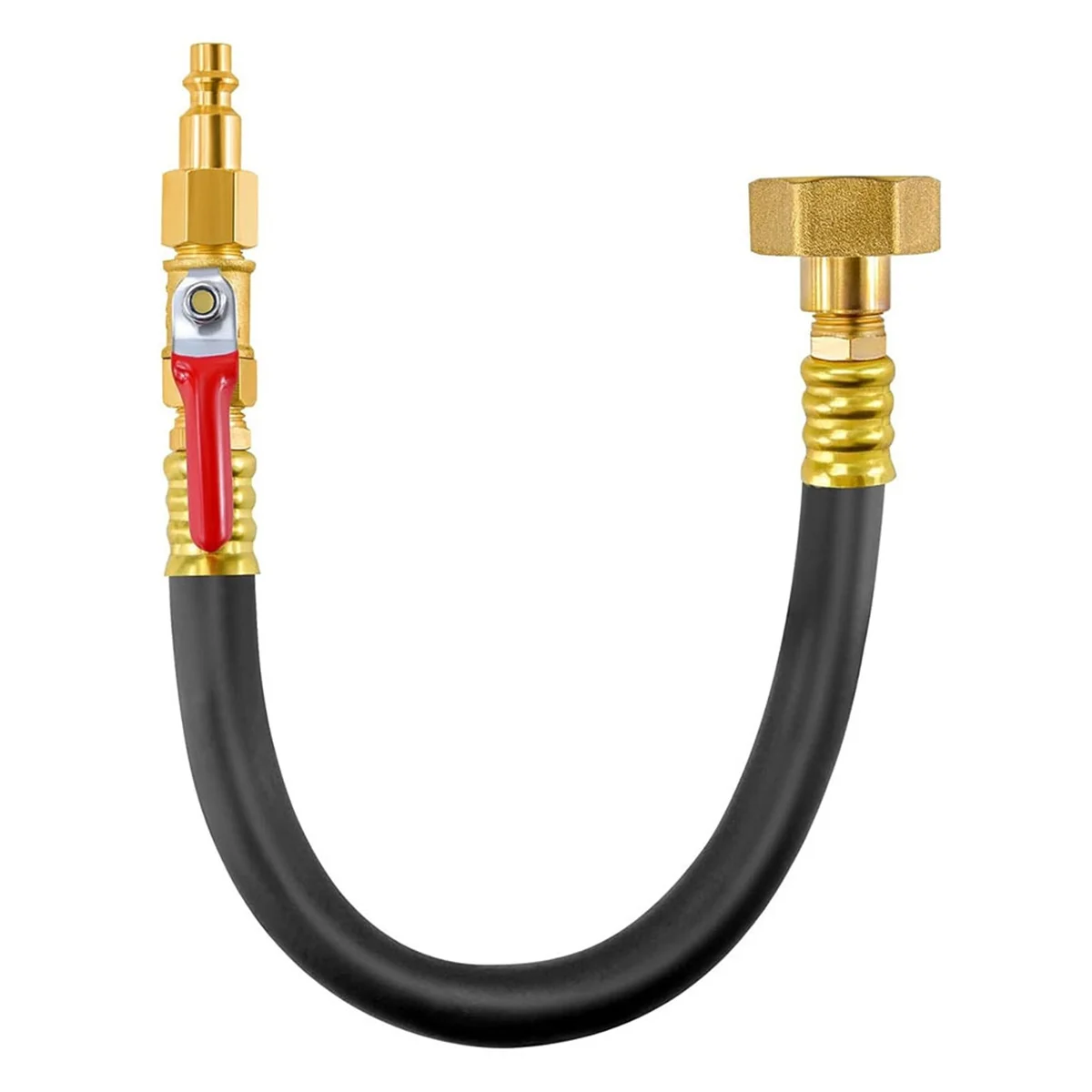 RV Winterizing Kit, RV Water Blowout,Air Compressor Quick Connect Plug to 3/4inch Hose Blowout Adapter with Valve G