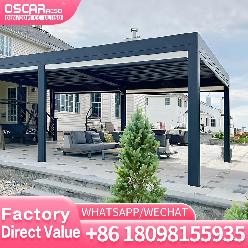 Customizable Aluminum Alloy Pergola for Outdoor Spaces in America Aluminum Alloy Pergola