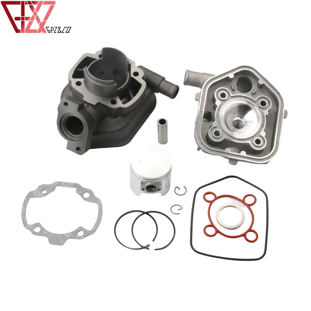 70cc Big Bore Cylinder Kit & Head For Peugeot Speedfight 2 Vertical 50cc LC 47mm/12mm 2 Stroke Engine