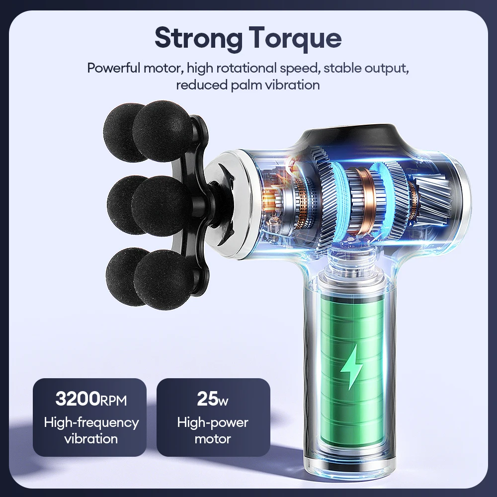 massage gun detail