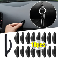 Car Glue Hooks Clips Mini Small Holder Self Adhesive Storage Auto Organizer Ornaments Hanger Garbage Bag Interior Accessories