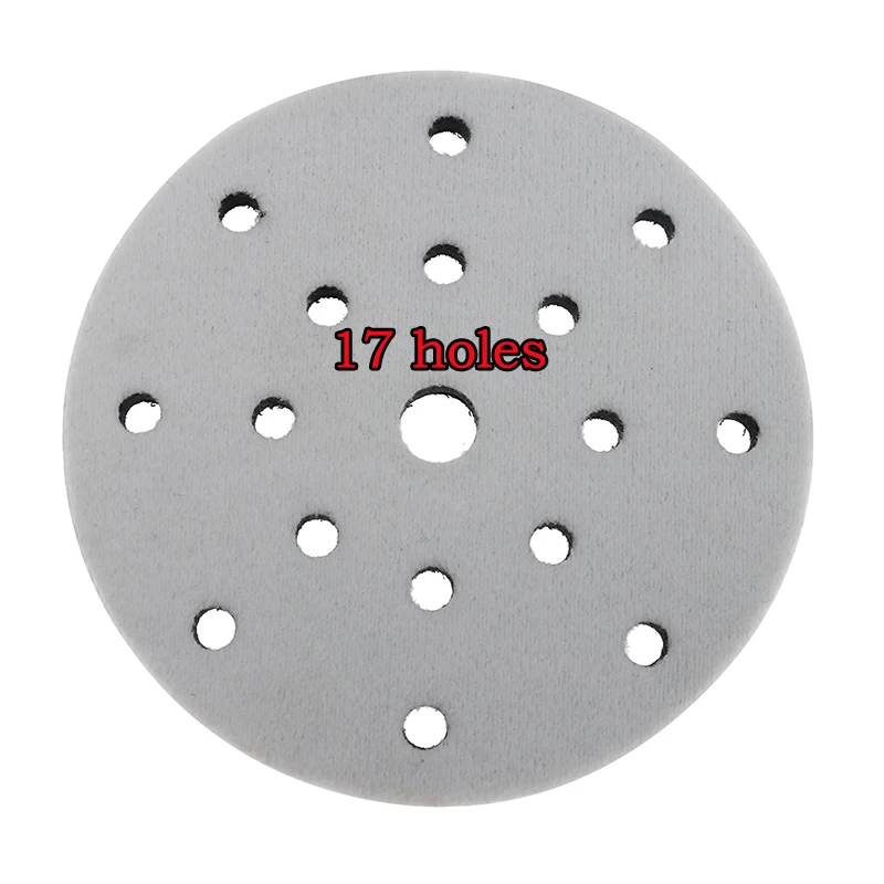 Tampone protettivo da 150mm disco per lucidatura a superficie morbida multi-foro da 6 pollici cuscino protettivo levigatrice resistenza all'abrasione