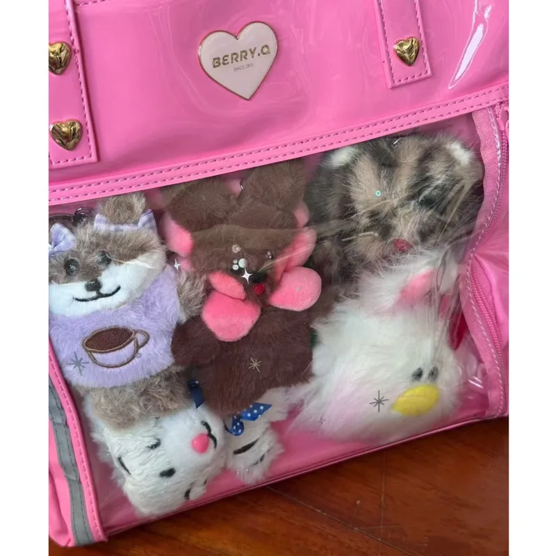 Kawaii Illits Plush Pendant Doll Cute Yunah Wonhee Moka Keychain Doll Iroha Minju Stuffed Doll Backpack Pendant For Fans Gift