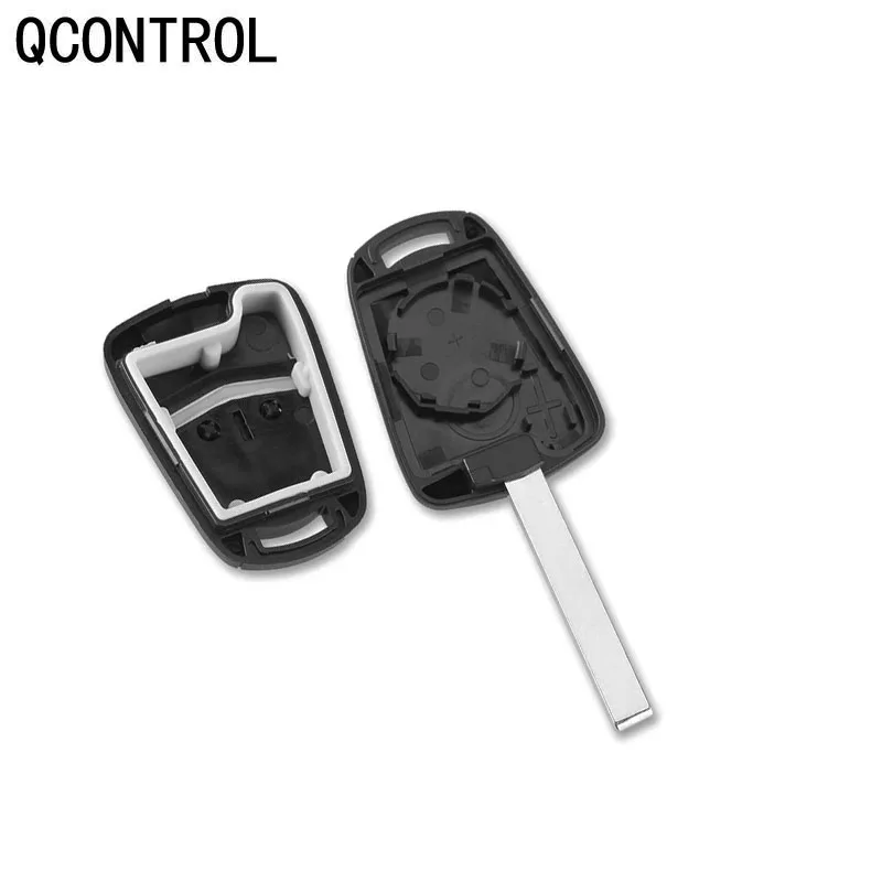 QCONTROL 2 Button Remote Control Car Key 433Mhz PCF7941 Chip  For Opel Vauxhall Astra H 2004 - 2009ZafirB 2005 - 2013