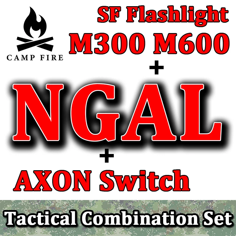 

L3 NGAL Surefir M300 M600 Flashlight AXON Dual Control Tail Switch With Storage Box Suit