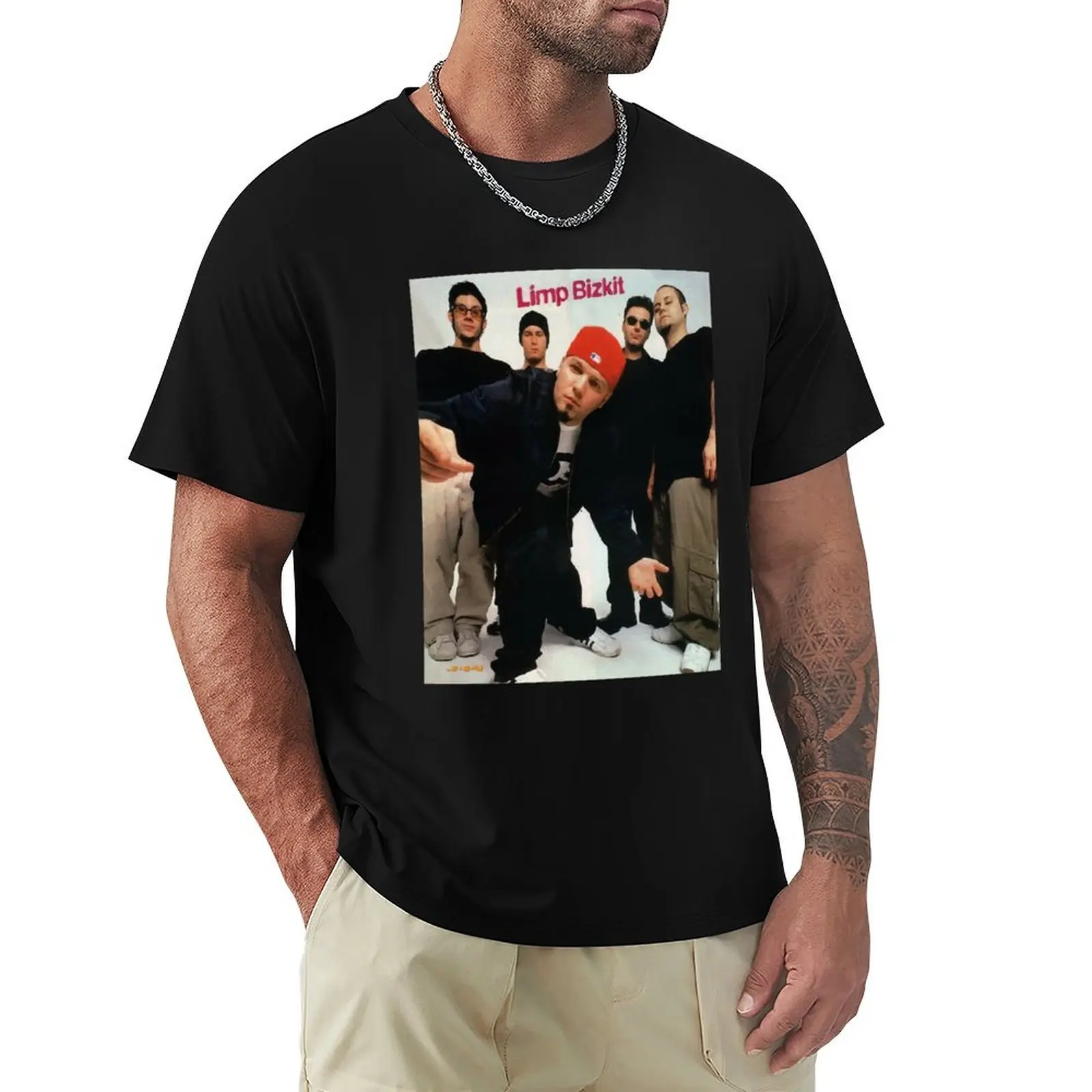 Limp Bizkit T-Shirt summer 2025 quick drying plus size clothes plain mens shirts graphic tee