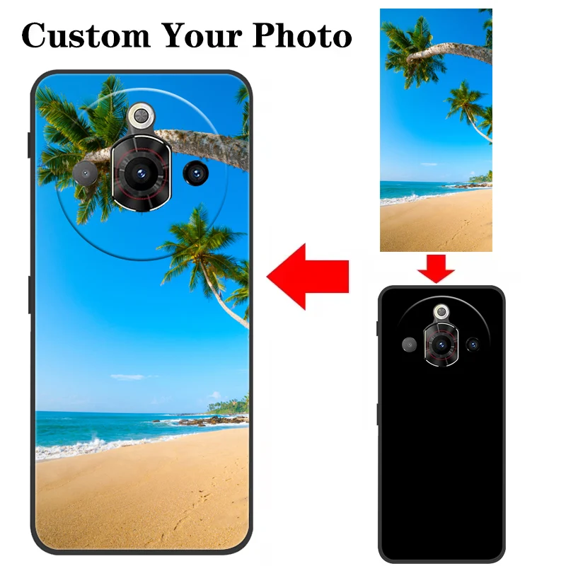 Customized DIY Silicone Soft Case For ZTE nubia Focus Pro 5G Z70 Ultra A55 A35 Lite A75 Music Z60S PRO V60 Design Personalized