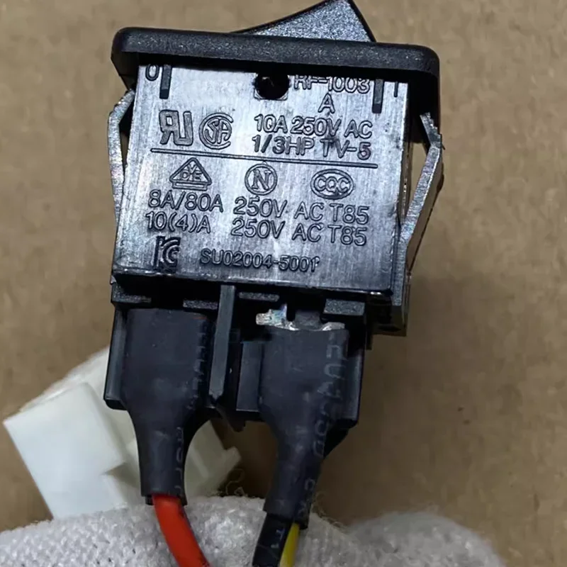 الأصلي UL CQC VDE KC معتمد RF-1003 250V10A مفتاح الطاقة نوع السفينة التبديل 4 دبوس كابل/المقبس 21*15 مللي متر