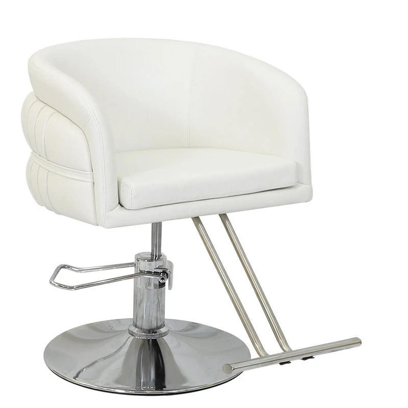 Trendy , Hairdressing Shop , Salon-Specific Adjustable Light-Luxury Simple Perm And Dye Chair, Hair Cutting Stoo
