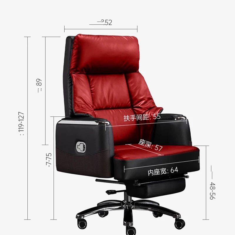 كرسي الكمبيوتر مكتب مسند القدمين قطب الاسترخاء مسند الظهر مريح كرسي مريح الغرور الارتفاع سيلا Oficina غرفة نوم السرير الكراسي #6