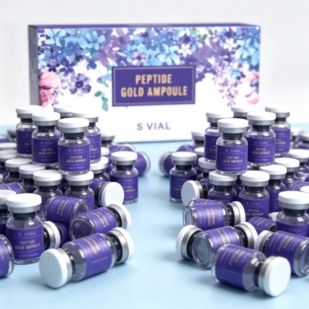Korea Salmon DNA PDRN Ampoule Skin Booster 0.3mm Microneedle Serum Lifting Firming Reduces Fine Lines SkinCare
