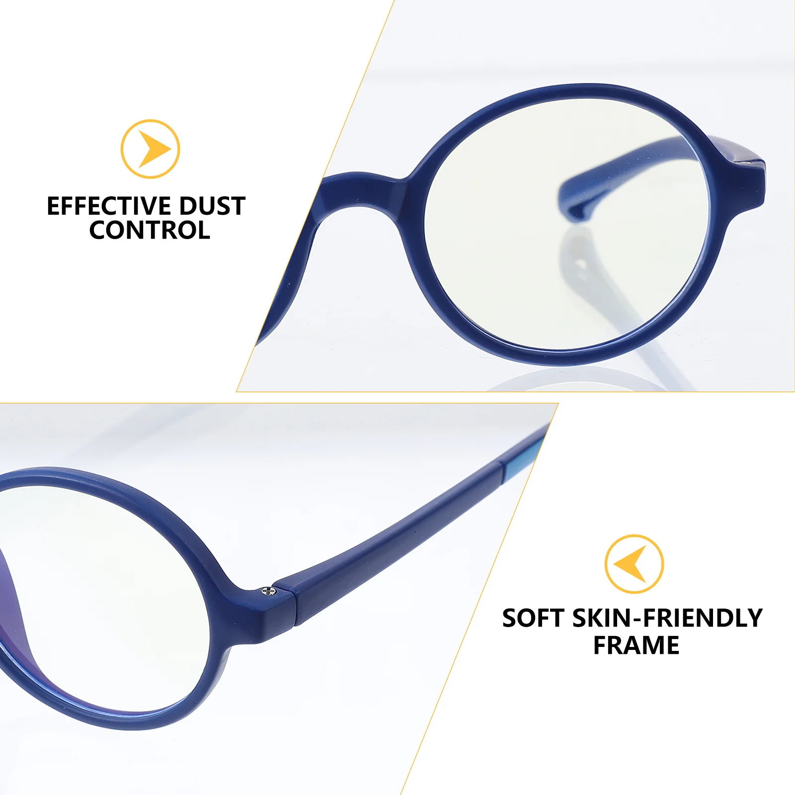 

Kids Silicone Blue Light Blocking Glasses Light Protective Glasses Kids Computer Eyewear Comfortable Skin-Friendly