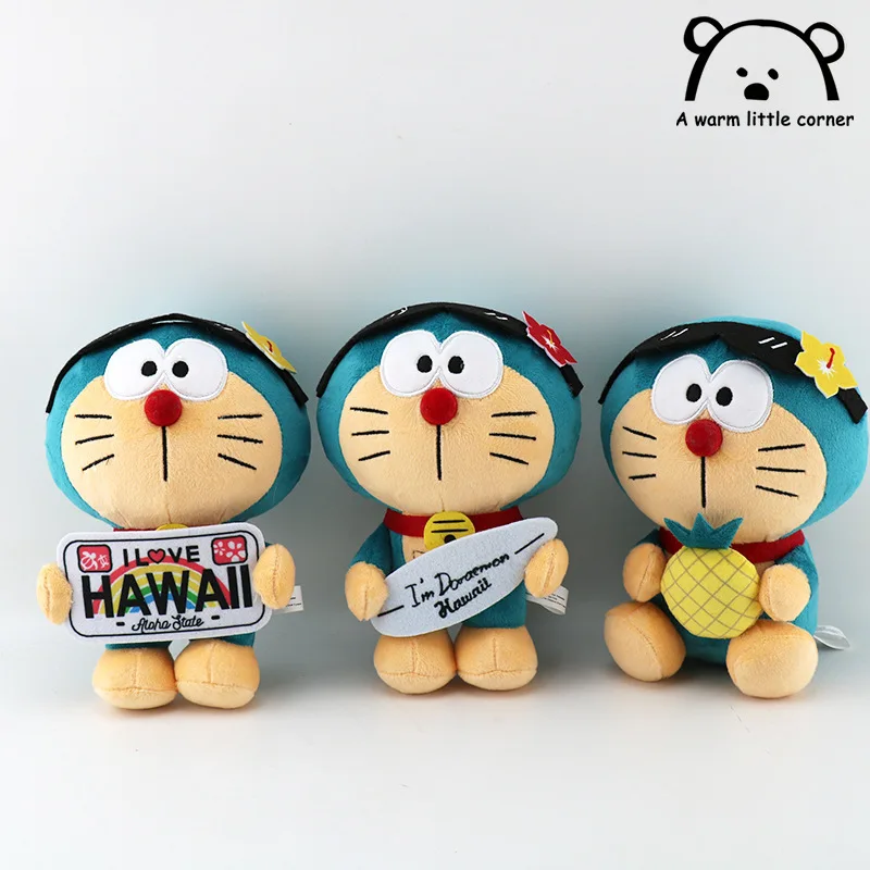 

Cute Cartoon Hawaiian Blackskin Dingdang Cat Plush Toy Pineapple Machine Cat Cartoon Character Plush Toy Cute Plush Toy Gift