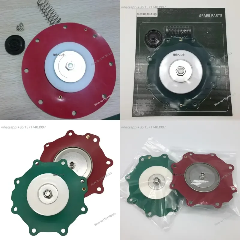 Standard or non-standard types of small and large pulse valve diaphragms