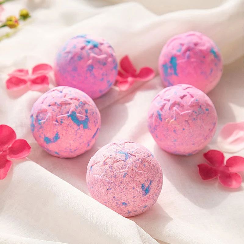 Bathing Fragrance Bombs Set Explosion Ball Fizzy Spa Moisturizes Bubble Bath Salts Exfoliating Stress Relief Bathroom 1PCS