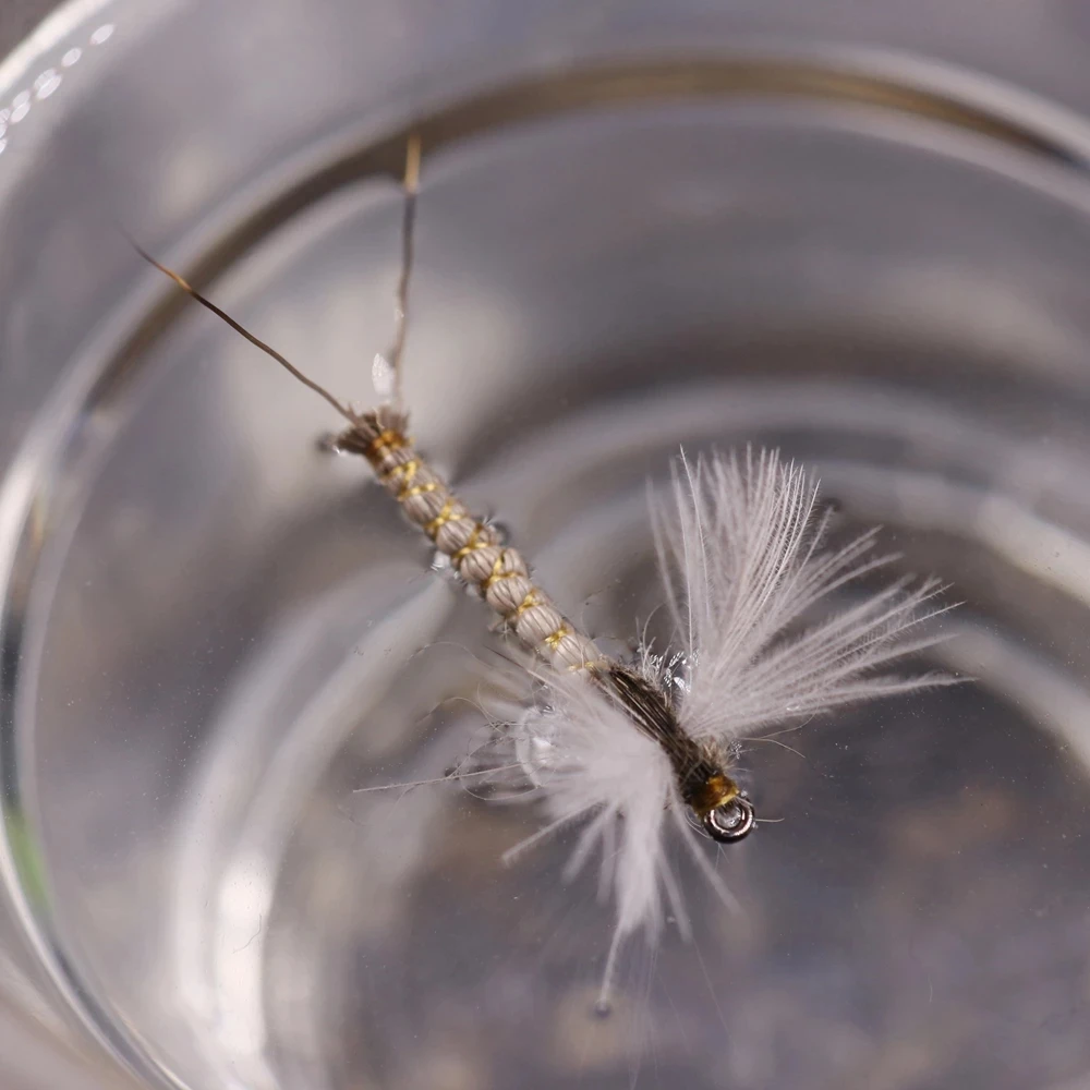 ICERIO Moscas Secas Trucha CDC Mayfly Deerhair - imagen 4