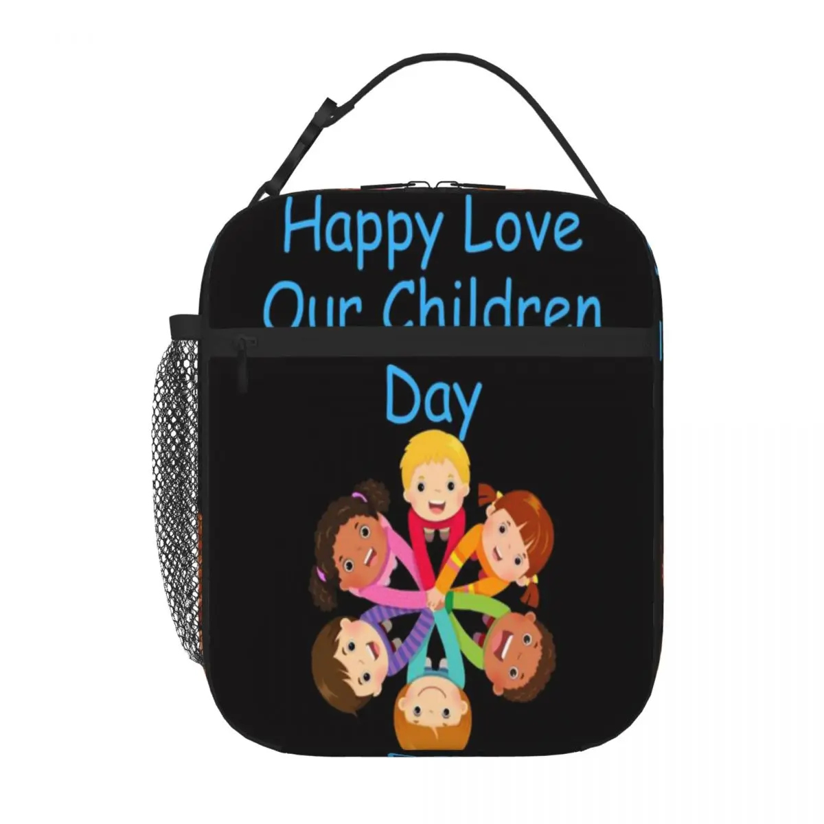 Hot Sale Love Our Children Day Nautical Outdoor Lunch Bag Overnight Trip Cooler Tote