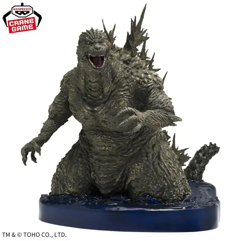 In stock Bandai BANPRESTO Godzilla-1.0 Art Vignette Godzilla 2023 Offshore Image ver 27CM Figure Highly Detailed Model Toy Gifts