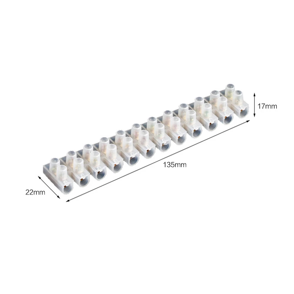 Convenient Terminals Pin Lustre Terminal 10A/20A/30A/60A Maximum Safety Household Appliances Electronic Circuits