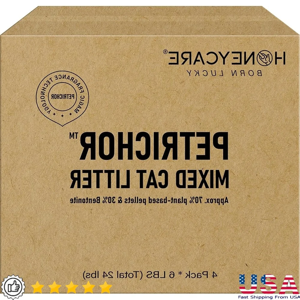 Petrichor-masaje para gatos, bolitas de Tofu, aglomerado rápido, bajo polvo, Control de olores, Natural, a base de plantas, ecológico, 24 libras, sellado al vacío