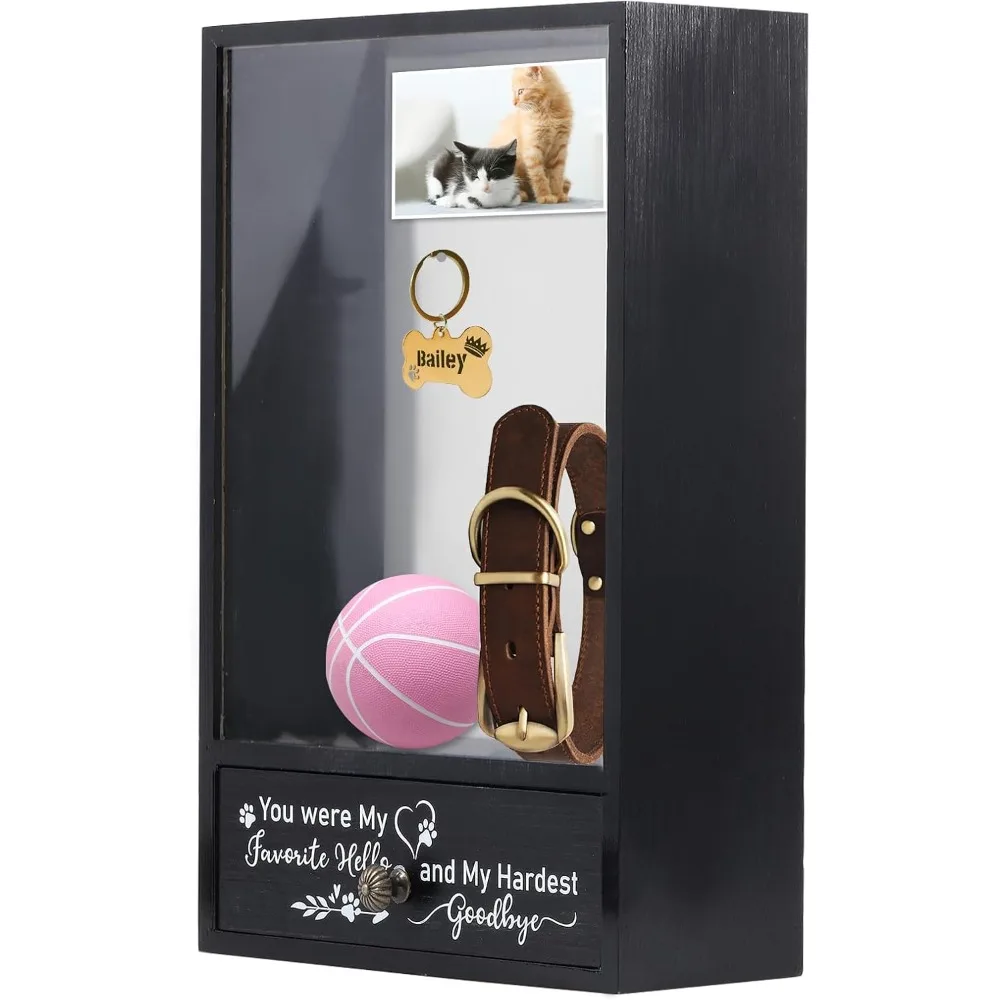 

Pet Memorial Shadow Box Pet Memorial Gift Frame Dog Picture Frame Shadow Box Dog Memorial Gifts for Commemorating Pet Dogs