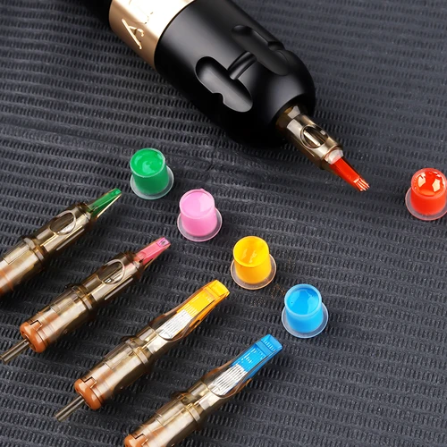 Imagen 2 del producto Ambition Premium RM cartucho de tatuaje aguja redonda Magnum 20 unids/lote desechable esterilizado para máquina de tatuaje y maquillaje permanente