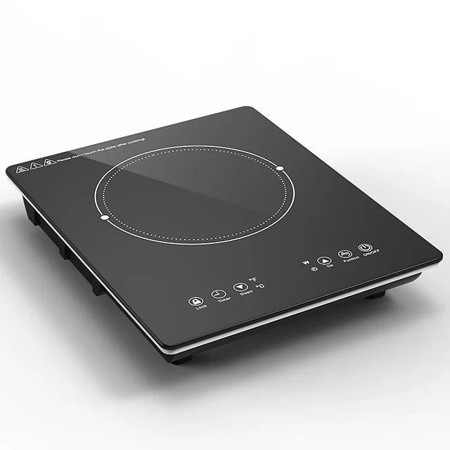 2200W Touch Control Single Induction Cooker - Fast Heating Electric Induction Cooktop for Kitchen (OEM Available)