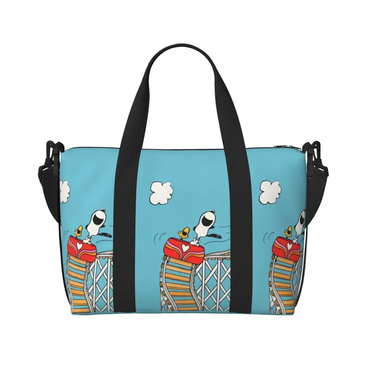 

Изготовленная на заказ сумка-тоут S-Snoopys, женские дорожные сумки большой емкости для пляжного спортзала