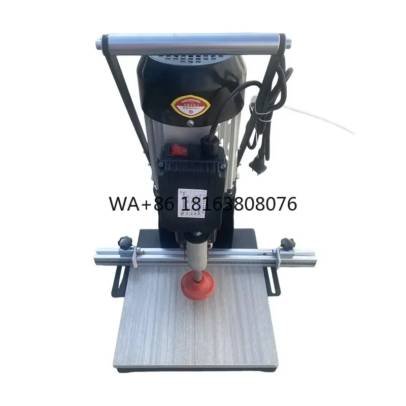 Handheld Mini Woodworking Hinge Drill Double Saw Blade Wood Board Punching Machine Furniture Cabinet Boring Drilling Machine