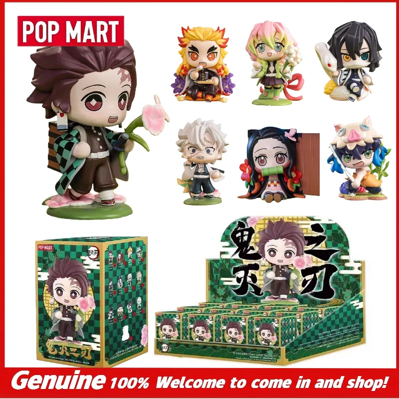Nuevo y Original POP MART My Hero Academia Birth Flower Blind Box Figura Coleccionable Accesorio de Escritorio Juguetes Regalo de Cumpleaños Artículo de Cultura Pop