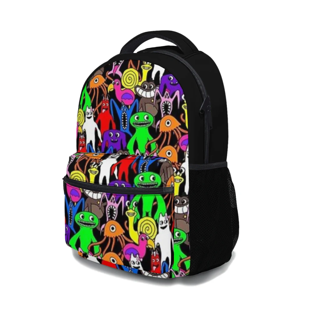 Charmingspooky jogo de jardim de infância banban nova moda feminina crianças alta capacidade à prova dwaterproof água faculdade mochila 17 polegada