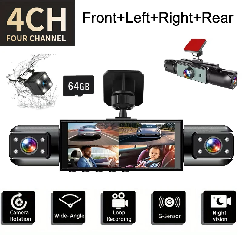 4 Camera Dash Camer… - image