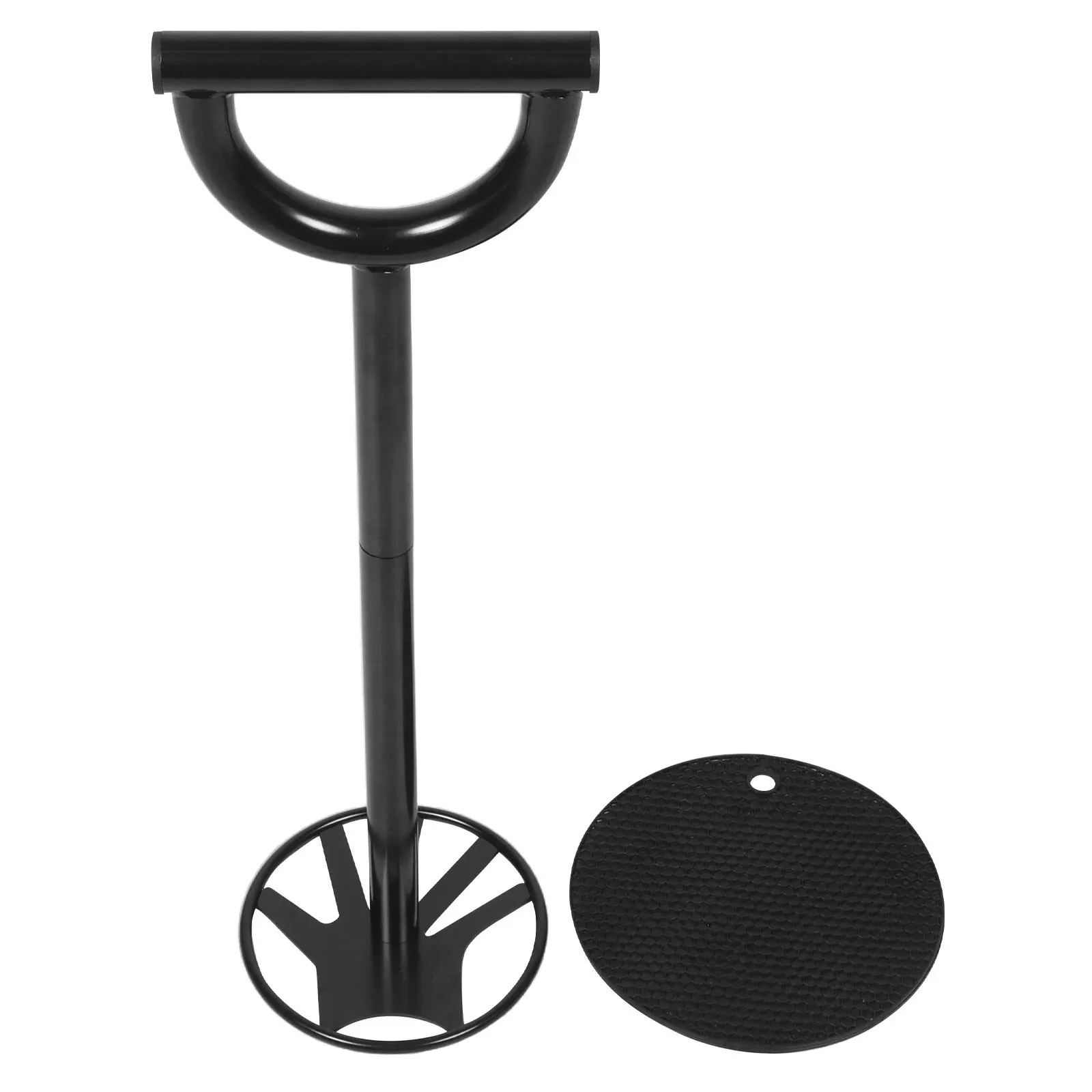 Manual Kitchen Trash Can Compactor Metal Garbage Compressor No Electric Freestanding Tamper Press Tool Outdoor Waste Compression