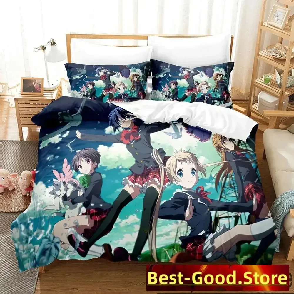 

Anime Love, Chunibyo & Other Delusions Bedding Set Boys Girls Twin Queen King Size Duvet Cover Pillowcase Bed boys Adult