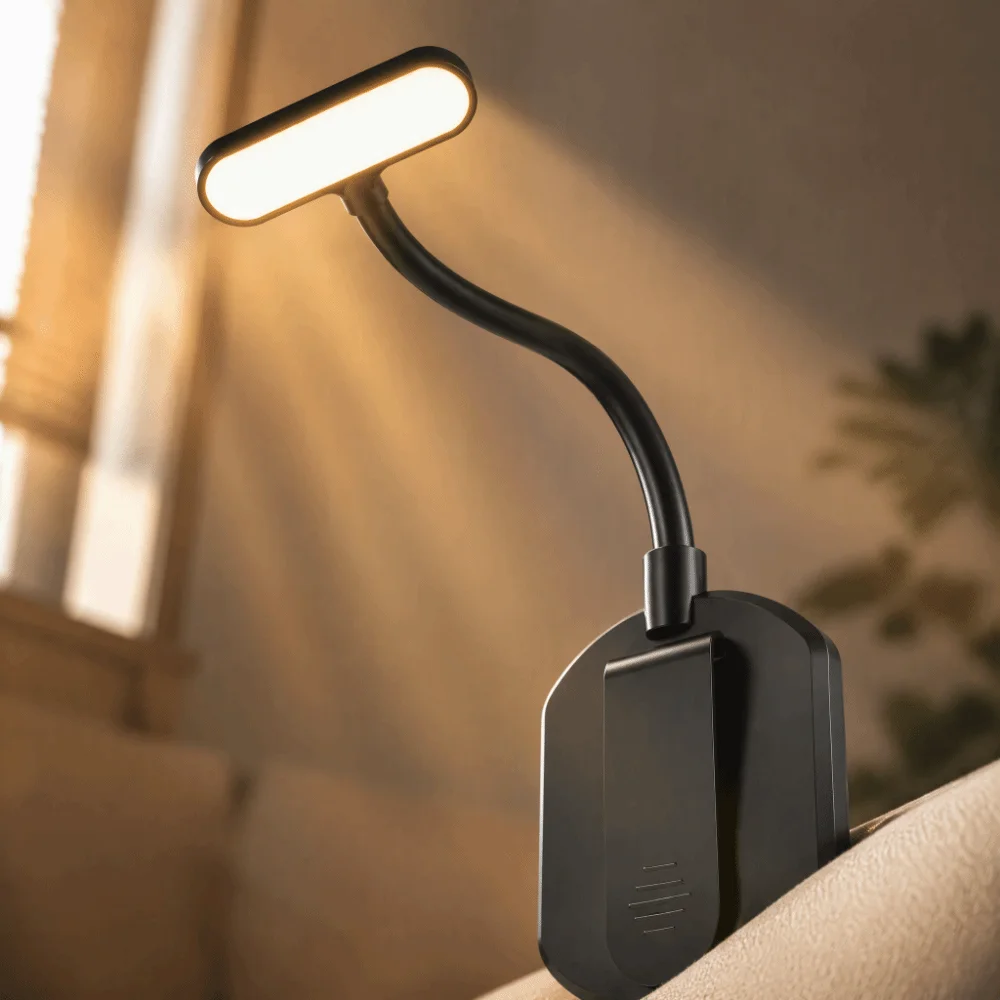 Flexible Gooseneck Clip-on Fill Light Soft Lighting Brighten Facial Features Portable Mini Reading Lamp Reduce Shadows