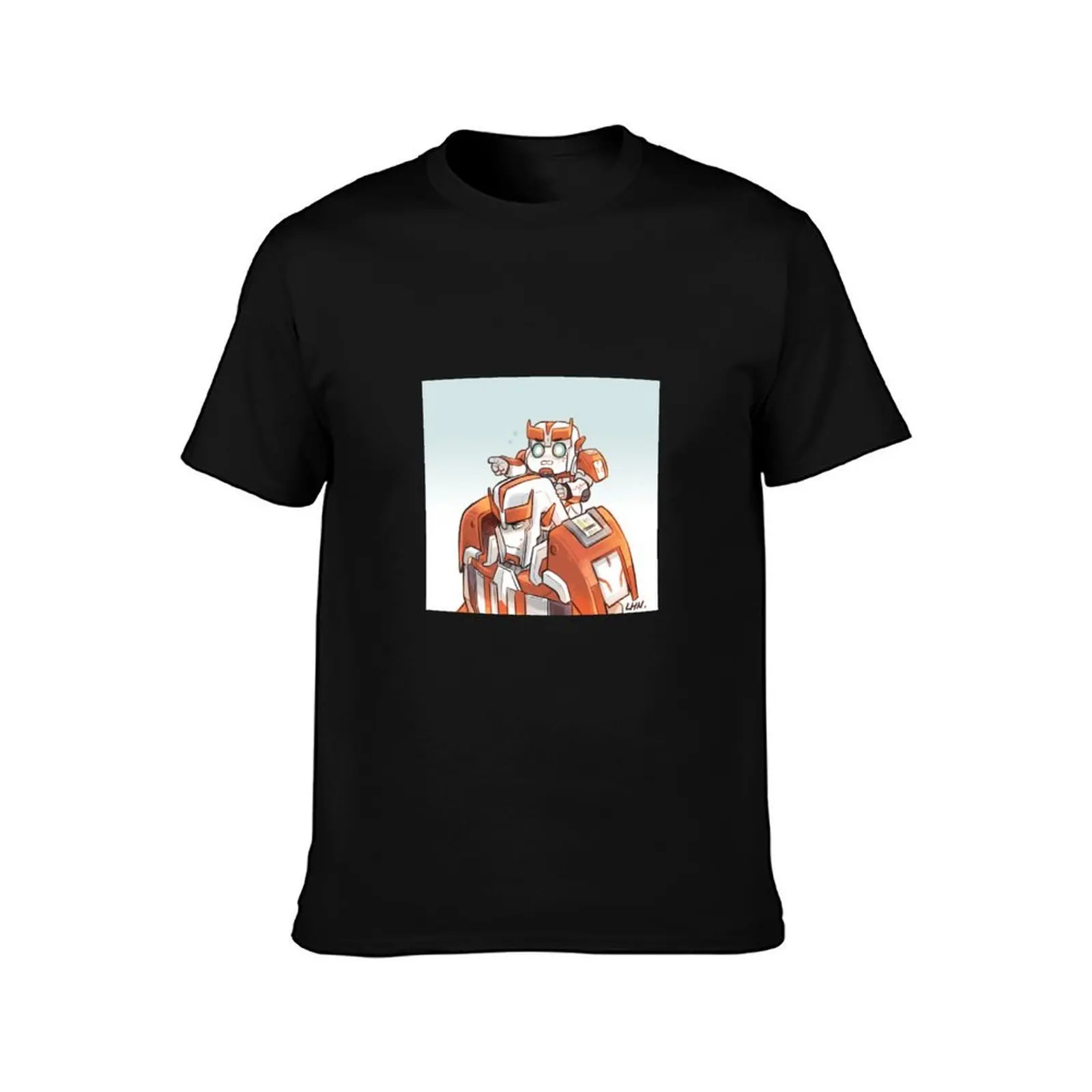 TFP Ratchet and Baby Ratchet T-Shirt, Summer Casual Cotton Tee, Oversized Streetwear Tops, Vintage Graphic Print, 100% Cotton