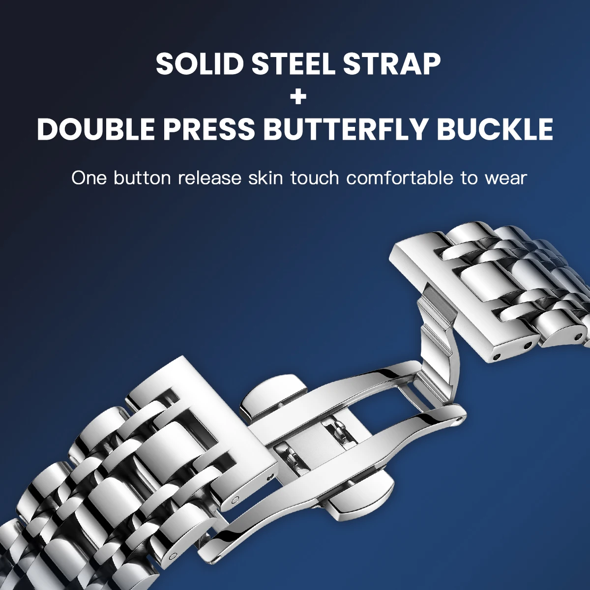 ساعة CHAXIGO للرجال كاجوال مربعة من الفولاذ المقاوم للصدأ، هيكل 32 ملم، عرض التاريخ، مقاومة للماء حتى 30 مترًا، ساعة كوارتز #4