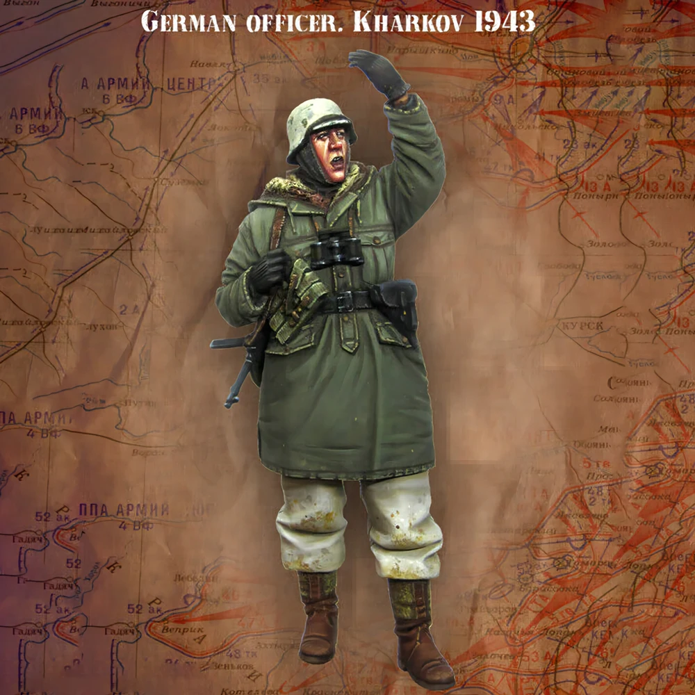 

1/35 фигурка из смолы, неокрашенная модель, военная тема, солдат Второй мировой войны, разобранный и неокрашенный GK