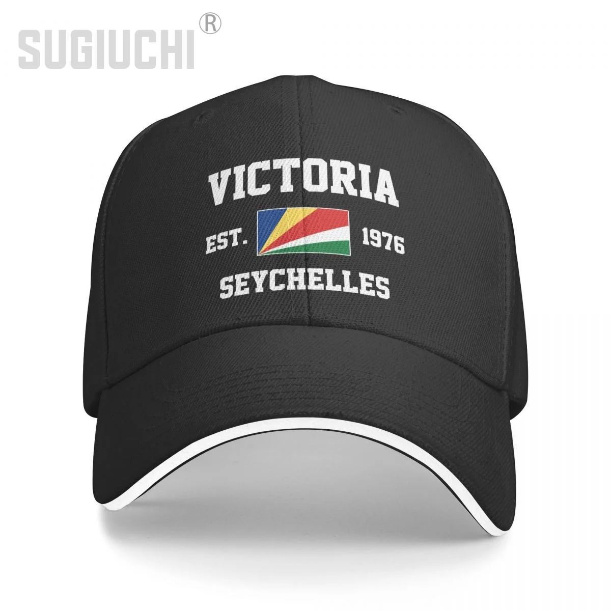 Baseball Cap Seychelles EST.1976 Victoria Capital Men Women Unisex Hip Hop Sandwich Caps Snapback Golf Hat Fishing